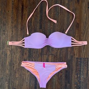 Victoria Secret Swim Two Piece Strapless Bikini